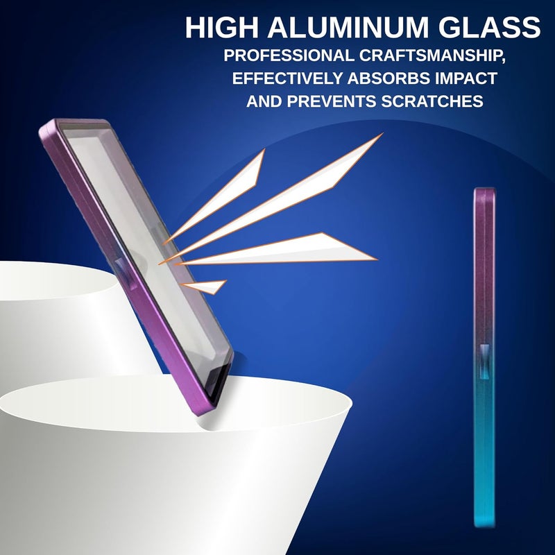 RedCap Magnetic Aluminum Graded PSA Slab Guard UV Resistant Glass 35PT Premium Protector Display Case For Standard PSA CGC Graded Sport Trading Cards - Azure Blue - Image 5